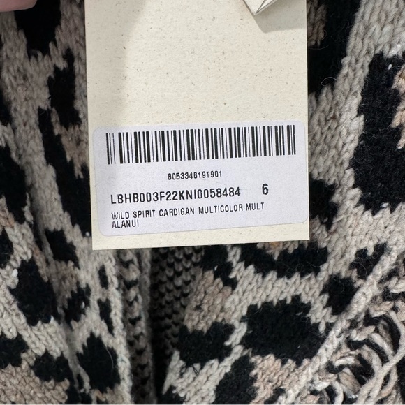 Alanui Kids Wild Spirit Cardigan Leopard Print Size 6 - Picture 5 of 16